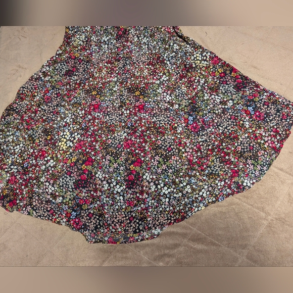 GAP - Floral V-Neck Puff Sleeve Maxi Dress -Size L - Picture 9 of 13